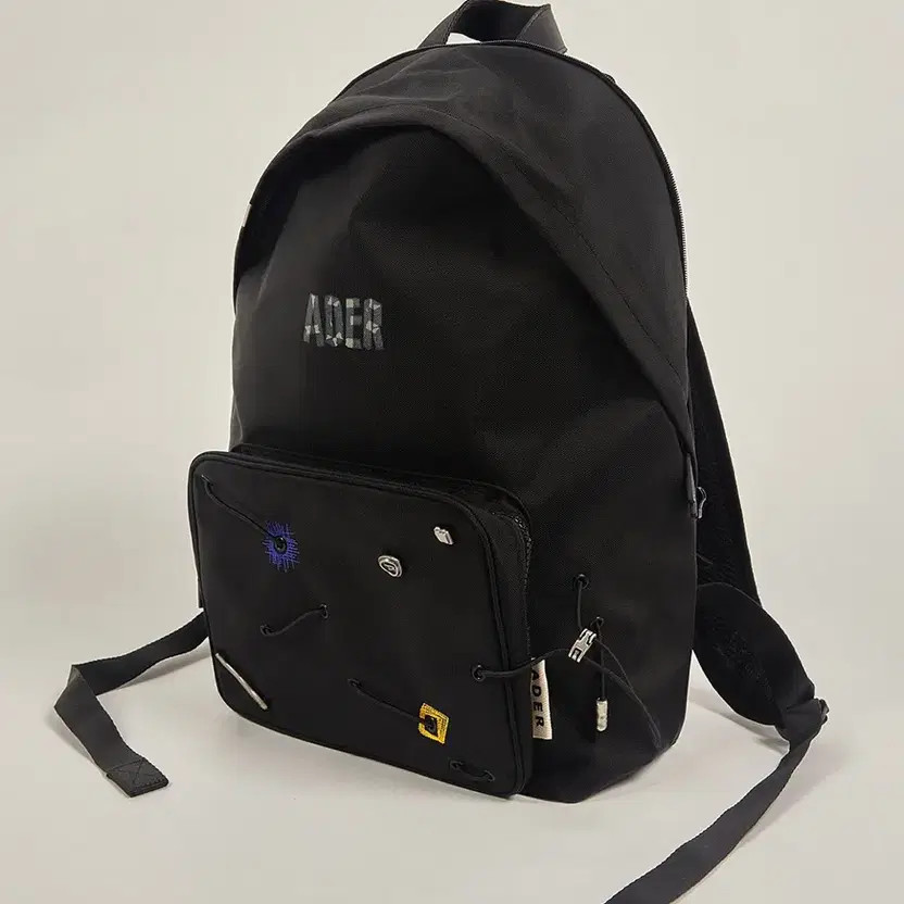 Ader Error Mask Backpack Black Stylish Designer B… - image 1
