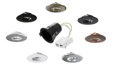 Fire Rated GU10 Downlight Recessed Spotlights Fixed  Low Profile 90mm Diameter