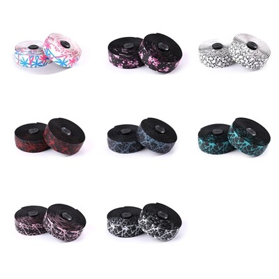 2Pcs Bikes Handlebars Tape Shock Absorption Handle Wrap Cycling Handlebars Tape