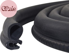 Automotive Door Weather Stripping 20Ft Car Door Rubber Edge Trim Seal Strip Gask
