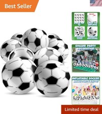 Versatile 16-Inch Inflatable Soccer Balls - Ideal for Parties and Goodie Bags