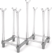 Cup Drying Rack for Bottle,Drinking Glass/Plastic Bag Dryer for Reusable Ziplock