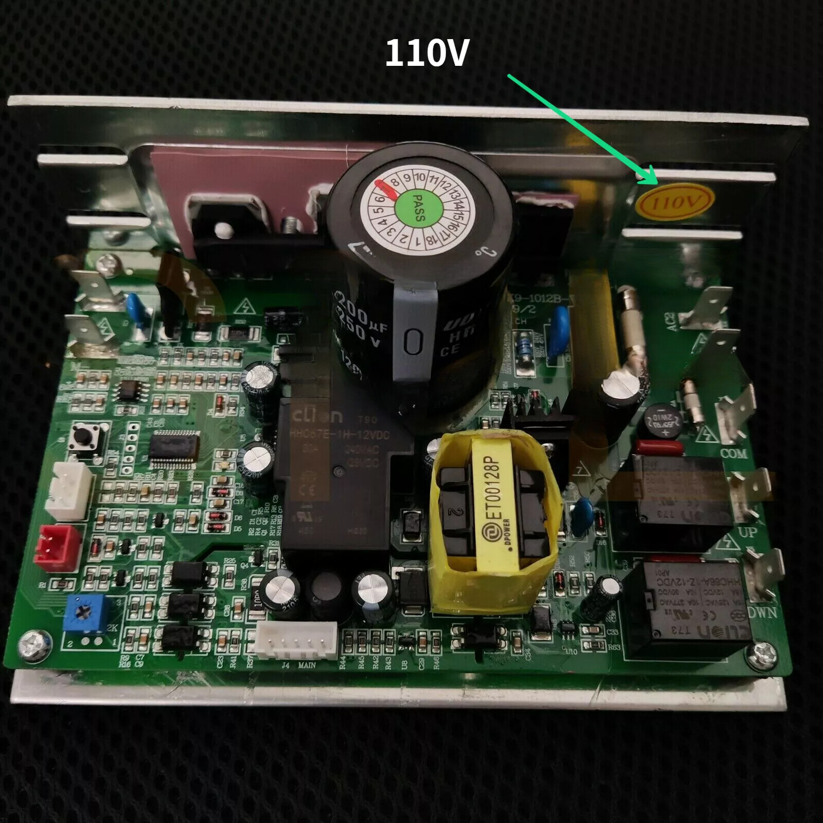 Placa de control de cinta de correr PCB-ZYXK9-1012B-V1.1 Reebok Jet100 Jet300 TD443B-631-001