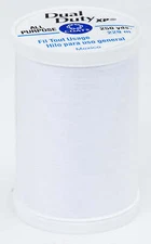 100 White Dual Duty XP Polyester Thread 250yds