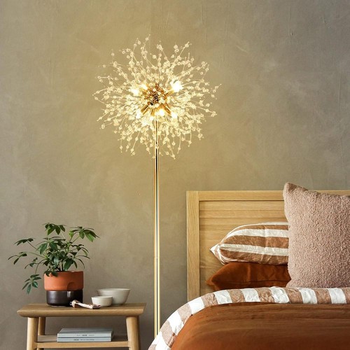 69 inch high mast lamp Modern floor lamp with32fireworks crystal suspenders - Picture 36 of 36