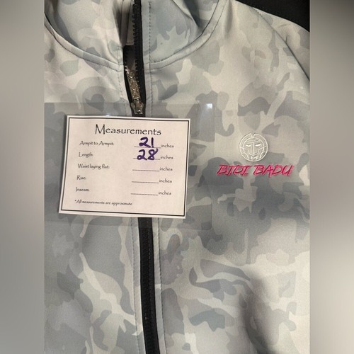 Men's Blue Grey& Black Bidi Badu Cosmo Tech Jacket L - Picture 11 of 12