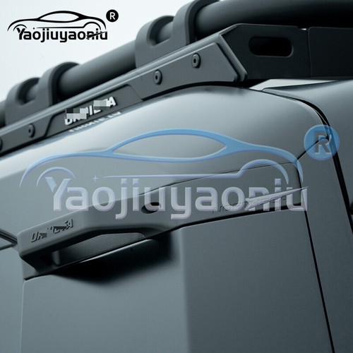 For Land Cruiser LC250 2024-2025 Black Exterior Climbing Aluminum Handle 1Pair - Picture 2 of 8