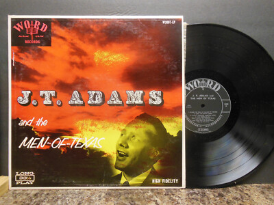 J.T. Adams and The Men of Texas, 12'' LP EX (U)