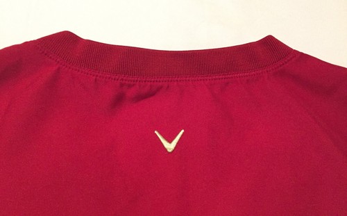 Callaway Golf Sport Outwear Thomson rot V-Ausschnitt Herren Pullover Windbreaker Gr. XL - Bild 8 von 13