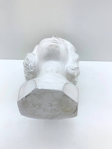 Mezzo Busto Donna - alto 21 cm - gesso/argilla?? - ‘58 - Foto 7 di 8