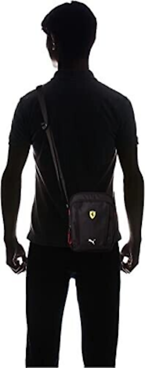 NWT Puma ALDO FERRARI RACE PORTABLE BAG Crossbody Messenger BLACKOUT