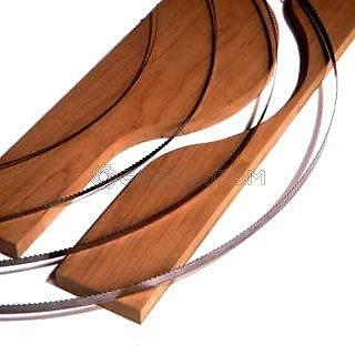 3 Lame Per Sega A Nastro 2360 X 10 X 0,65 Mm | 4 Denti Per Pollice Flexback Per Legno Duro E Metallo | Prodotte A Stoccarda, Acciaio Al Carbonio - 2