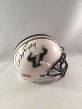 QUINTON FLOWERS SIGNED SOUTH FLORIDA BULLS MINI HELMET USF BULLS 2