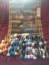 Honfleur Harbour Front SEG de Paris Tapestry//Needlepoint Canvas