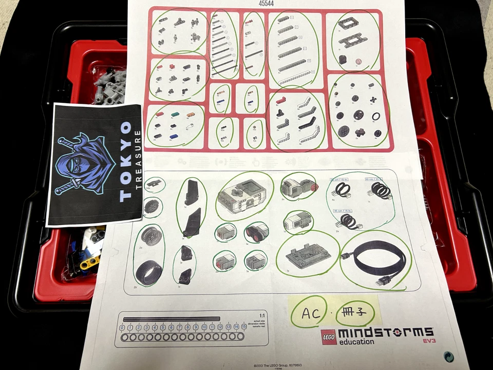 LEGO MINDSTORM EDUCATION #45544 EV3 Core Set Verified 100% Complete - Image 4 of 4