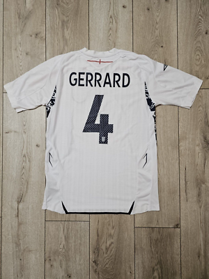 ENGLAND 2007 2009 HOME GERRARD FOOTBALL SHIRT SOCCER JERSEY RETRO