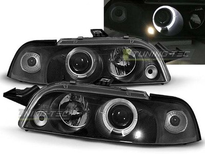 Faros for Fiat PUNTO 1 I 176 MK1 1993-1999 Angel Eyes negro envío gratis LPFI09W