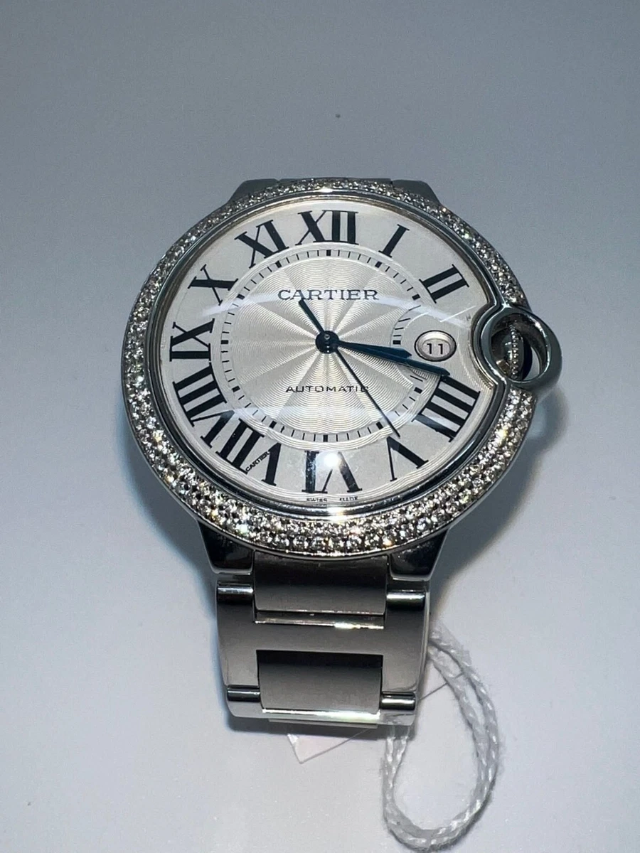 Cartier ballon diamond watch hot sale