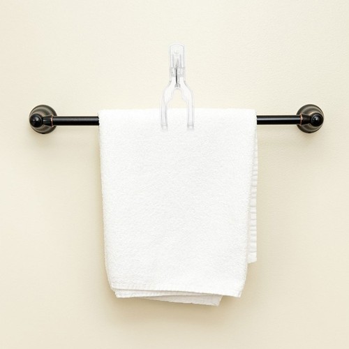 4 Pcs Kitchen Towel Clip Clips for Beach Chairs Towels Bathroom Hooks Wall - 第 10/12 張圖片