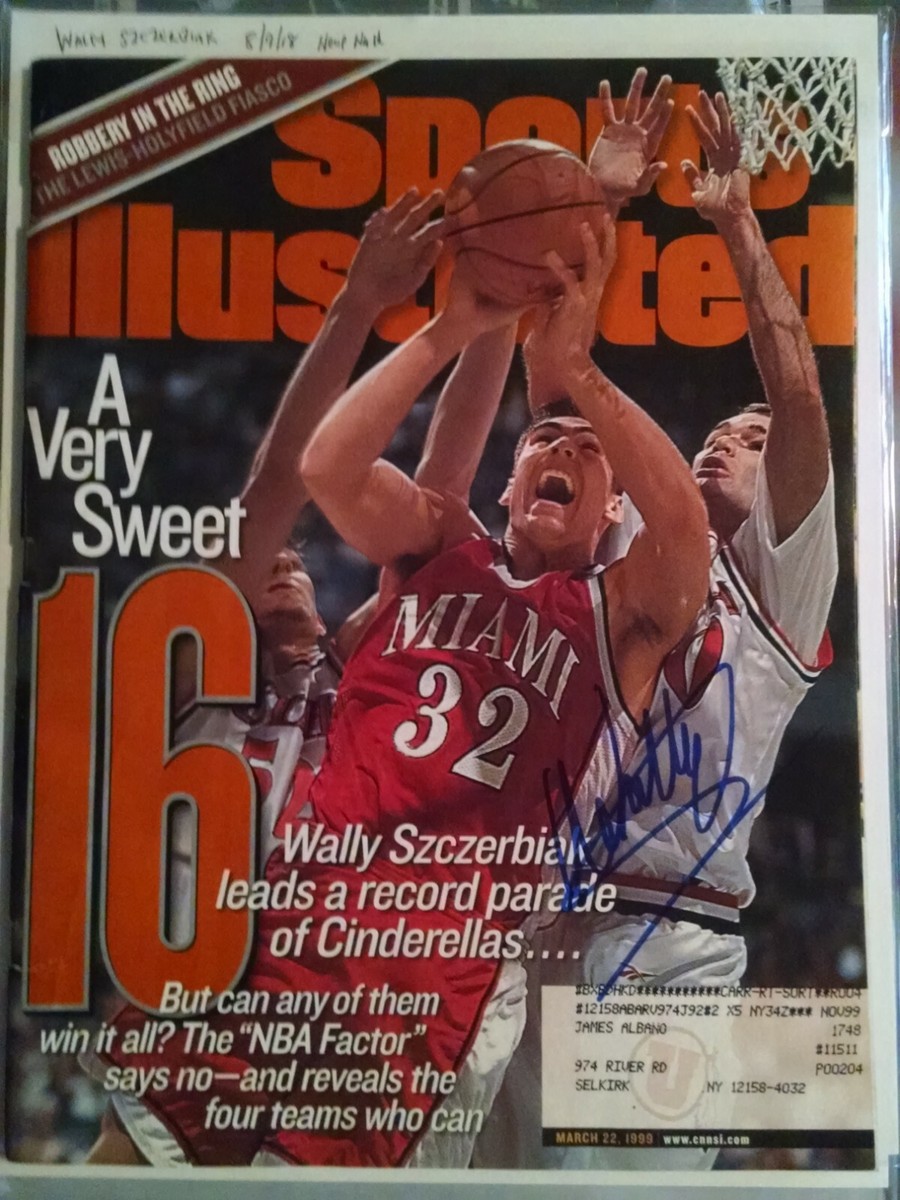 Wally Szczerbiak hand signed Miami (Ohio) 3/22/99 Sports
