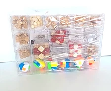 Lot of 24 Metal Puzzles, Brain Teasers, And More