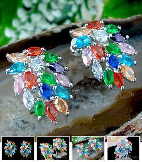 Orecchini Pendenti Moderni In Acrilico E Lega Placcata Oro - Grandi 4,1x5,1 Cm - Senza Nichel, Leggeri, Per Donna