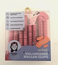 Hair Roller Clips Volumizing 4 Pack No Heat Damage for adding Volume