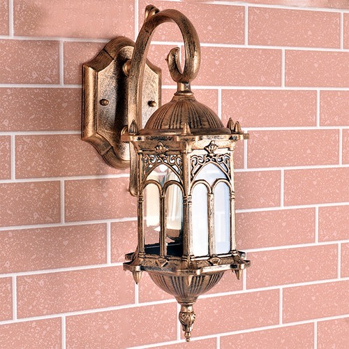 Antique Vintage Lantern Light Fixture Waterproof Wall Sconce Porch Lamp Outdoor - Picture 3 of 8