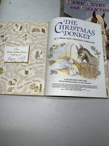 A Little Golden Book Lot (7) Great Books For Little Kids & Memories !! - Foto 4 di 24