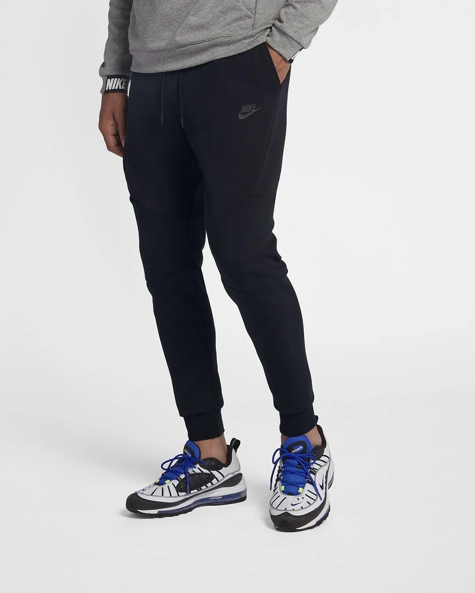 Nike tech sales knit pants black