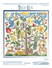Tree of Life Vermillion Stitchery Hand Cross Stitch Pattern 291