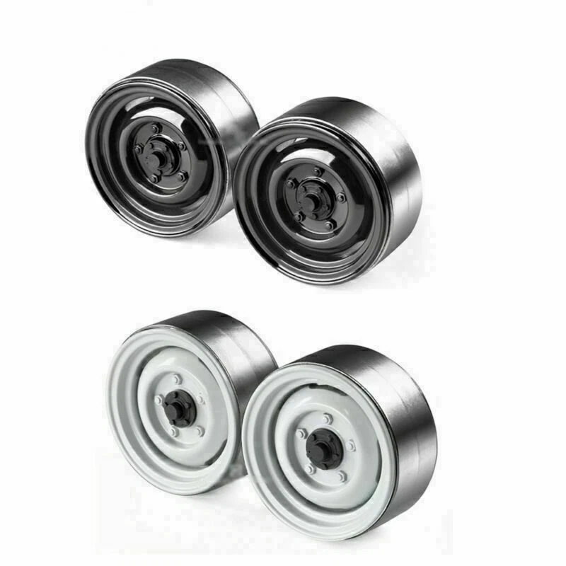 2Pcs 1.9 " Beadlock Felgen für 1/10 RC Crawler Car TRX-4 axial SCX10 II D90 CC01 - Bild 2 von 4