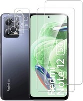 2X Schutzglas ( Display + Kamera ) FüR Xiaomi Redmi Note 12 5G Hartglas 9H