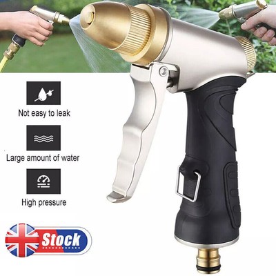 Garden Hose Spray Gun, 100% Heavy Duty Metal Water Gun Sprinkler High Pressure