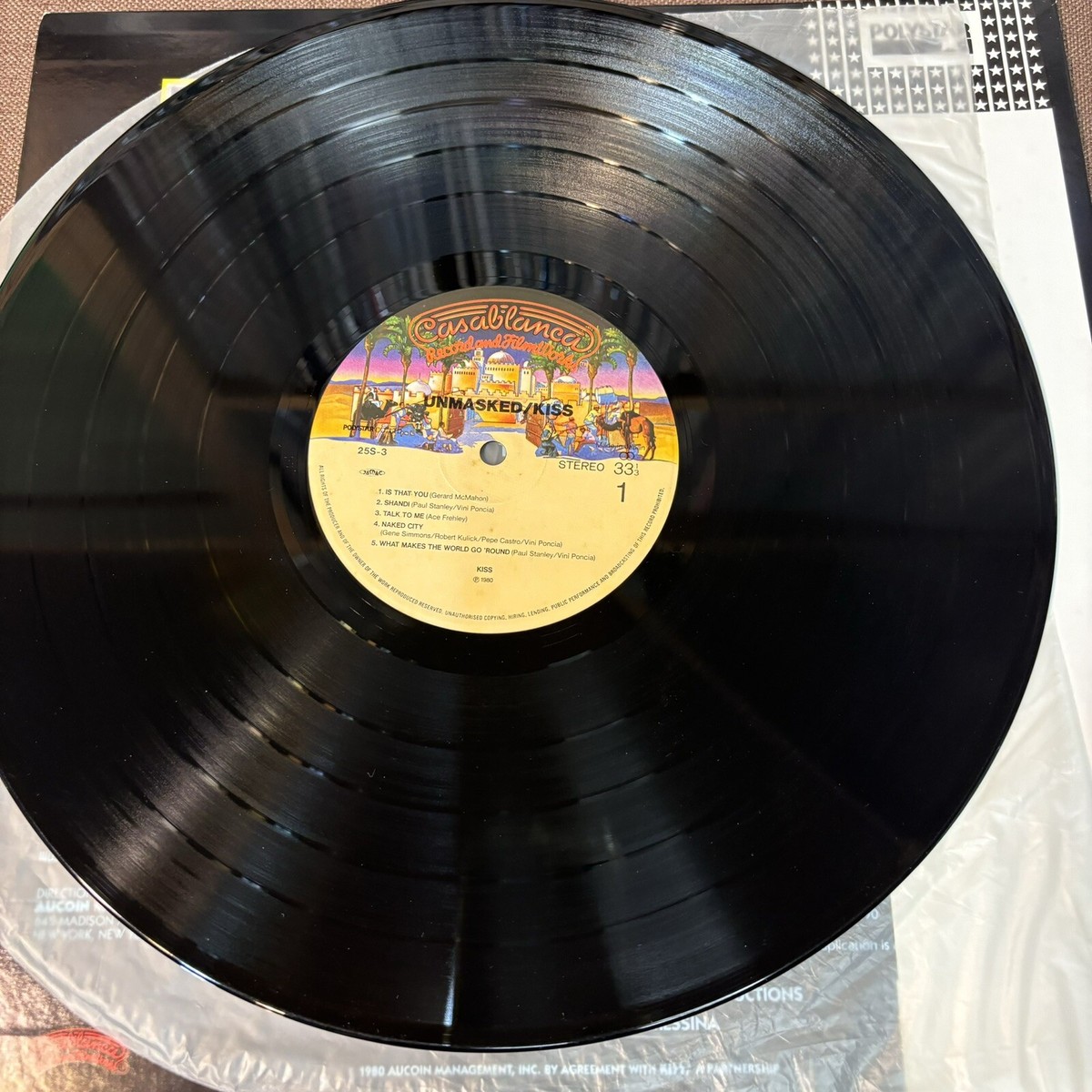 KISS Unmasked JAPAN LP RECORD 25S-3 w/ OBI + JAPANESE INSERT KISS Unmasked JAPAN LP RECORD 25S-3 w/ OBI + JAPANESE INSERT