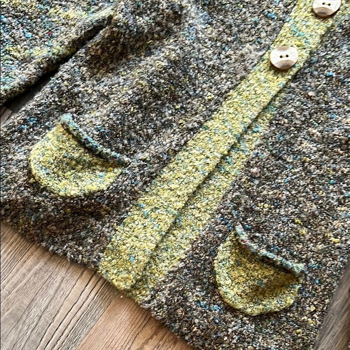 Nomadic Traders Green Boho Women's Sweater Size: Small (S) View 4