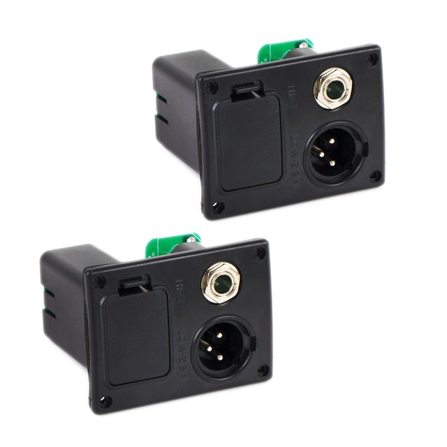 2 Pcs Acoustic Guitar EQ Battery Box Case with 4 Pins and Plug eBay