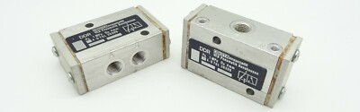 2x Pneumatikventil ORSTA DDR VEB A4-D TGL 36389 Pneumatik-Wegeventil DN 4mm 1MPa