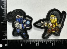 Sub Zero Scorpion Mortal Combat pvc rubber morale ranger eye patch Edc