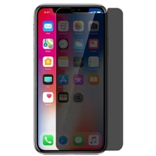 iPhone XS/X - 3D Tempered Glass Anti-Peep Privacy Screen Protector Curved [Case