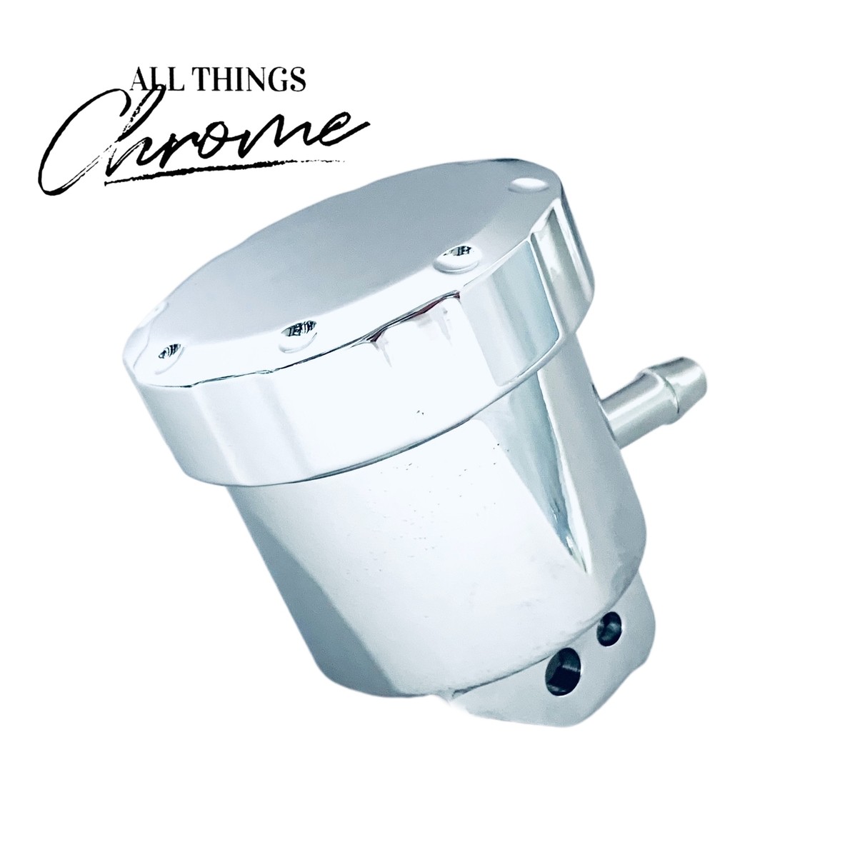 ZX14 CHROME DIAMOND CUT BRAKE RESERVOIR AND CAP 2006-2011 KAWASAKI