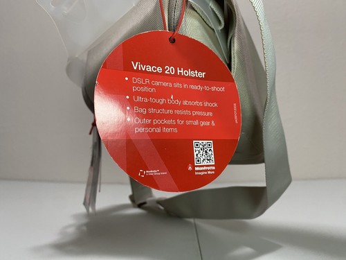 Manfrotto Vivace 20 Holster, Dove, 7.28 x 6.5 x 5.31" (MB SV-HM-20DV) LN - Picture 6 of 9