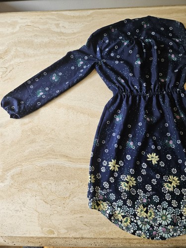 Women's Maison Jules Size XS Navy Blue Floral Sundress Stunning - Picture 16 of 19