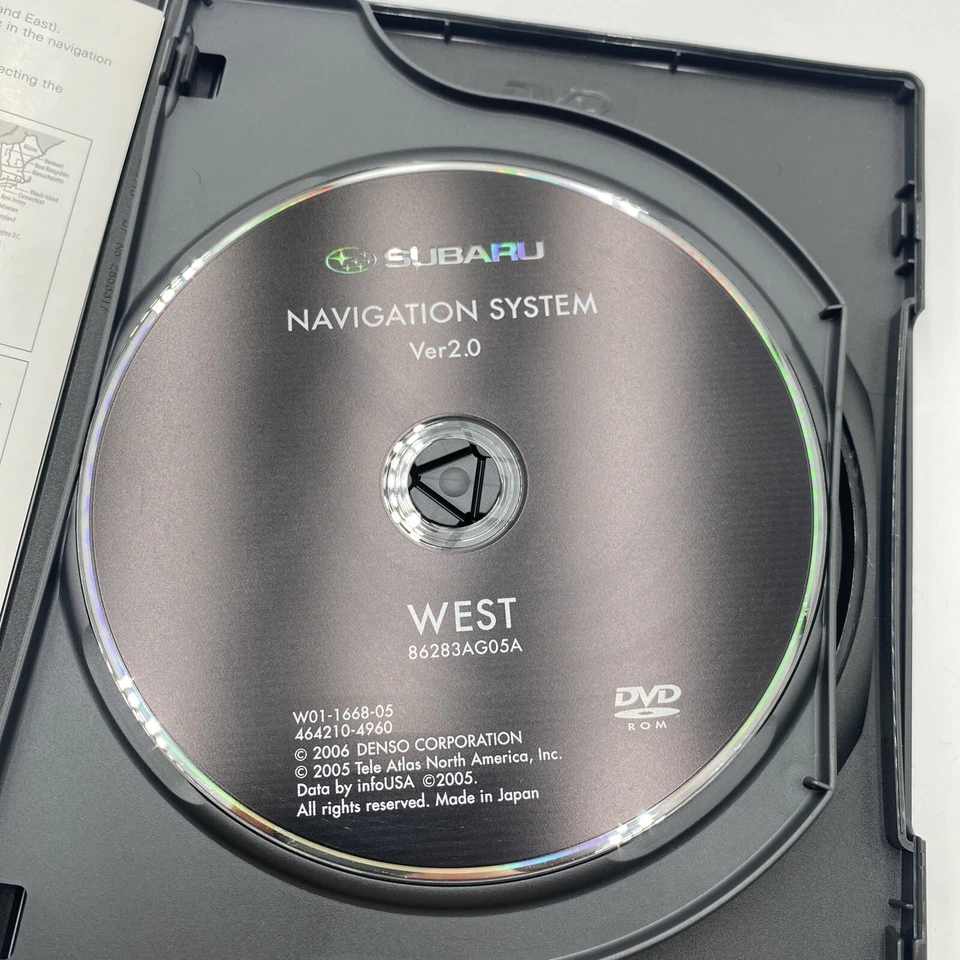 06 -07 SUBARU OUTBACK LEGACY NAVIGATION GPS DVD WEST IN IA MN MI MO MT OH OK OR - Image 4 of 4