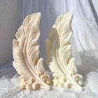 <!--F#f_0-->1 x Feather Geometric Pillar Silicone Candle Mould - 12.8cm x 9.7cm<!--F/-->