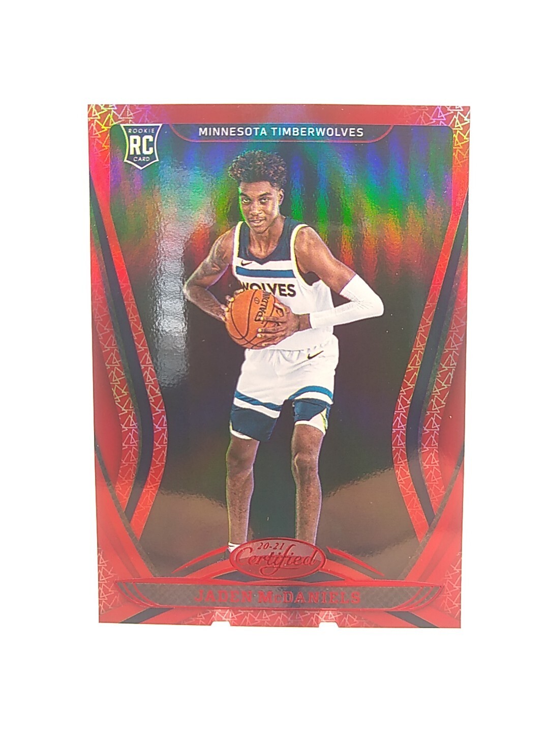 2020-21 Certified Red Jaden McDaniels #173 RC Rookie Basketball Card