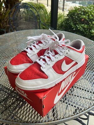 Size 12 - Nike Dunk Low Championship Red 2021 195238789312 | eBay UK