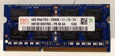 Hynix 4GB 2Rx8 PC3-12800S DDR3 1600MHz SO-DIMM SDRAM HMT351S6EFR8C-PB