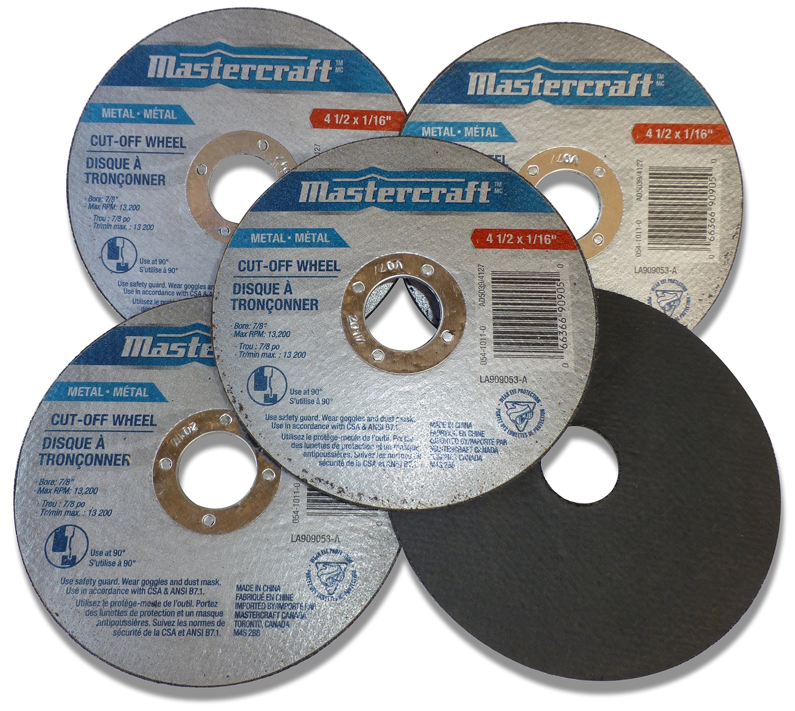 Bullard 53607 (6 X .040 X 7/8) TA60T Type 1 Cutoff Wheels