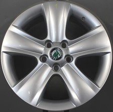 1x Alufelge 17 Zoll Skoda Yeti 5L 7Jx17 ET45 5L0601025B (1)